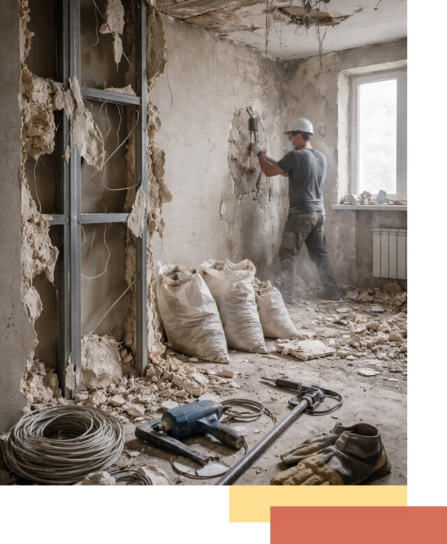 Профессиональный демонтаж зданий и конструкций в Кольчугино