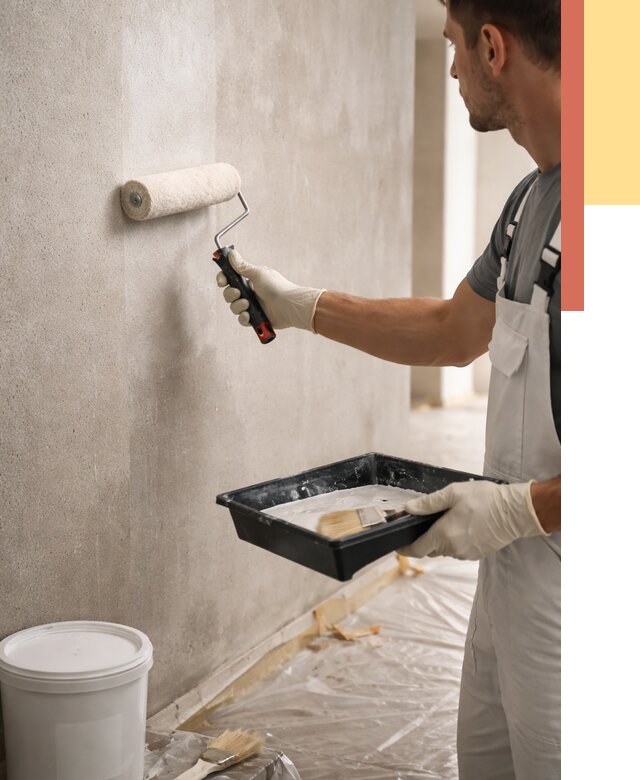 Грунтовка стен в Кольчугино от 2238 руб. м2 — быстро, недорого, с материалом | ОТДЕЛОЧНИК-Кль