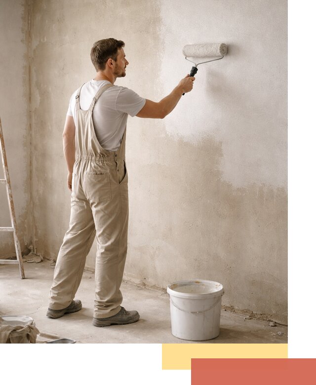 Грунтовка стен под отделку в Кольчугино профессиональным раствором