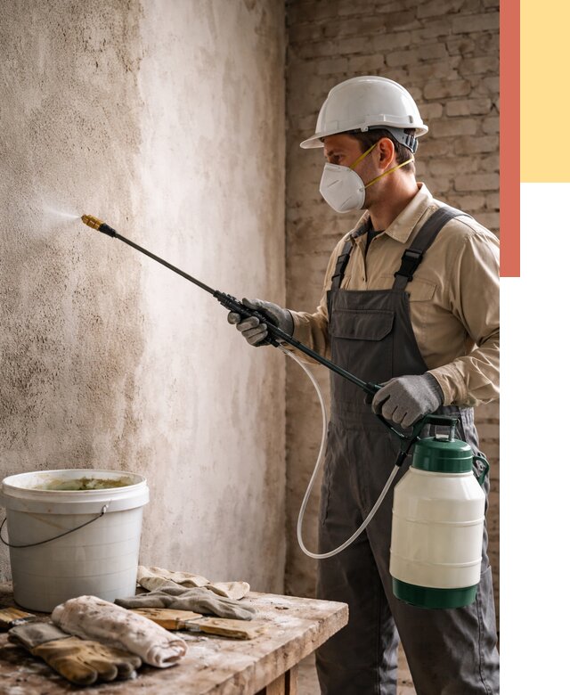 Антисептическая обработка стен в Кольчугино от 1221 руб. — быстро и недорого | ОТДЕЛОЧНИК-Кль