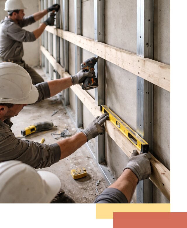 Устройство обрешетки под панели в Кольчугино