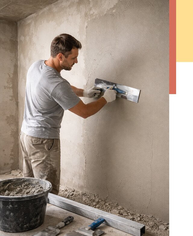 Штукатурка стен без маяков в Кольчугино от 7323 руб/м2 — услуги и цена | ОТДЕЛОЧНИК-Кль