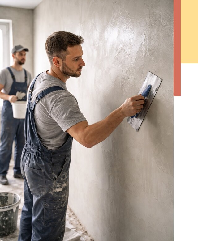 Глянцевание штукатурки стен в Кольчугино от 7628 руб. — услуги и затирка | ОТДЕЛОЧНИК-Кль