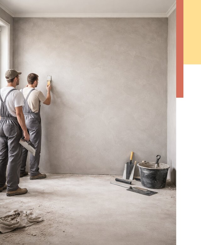 Микробетон на стены в Кольчугино от 1271 руб. — нанесение и отделка | ОТДЕЛОЧНИК-Кль