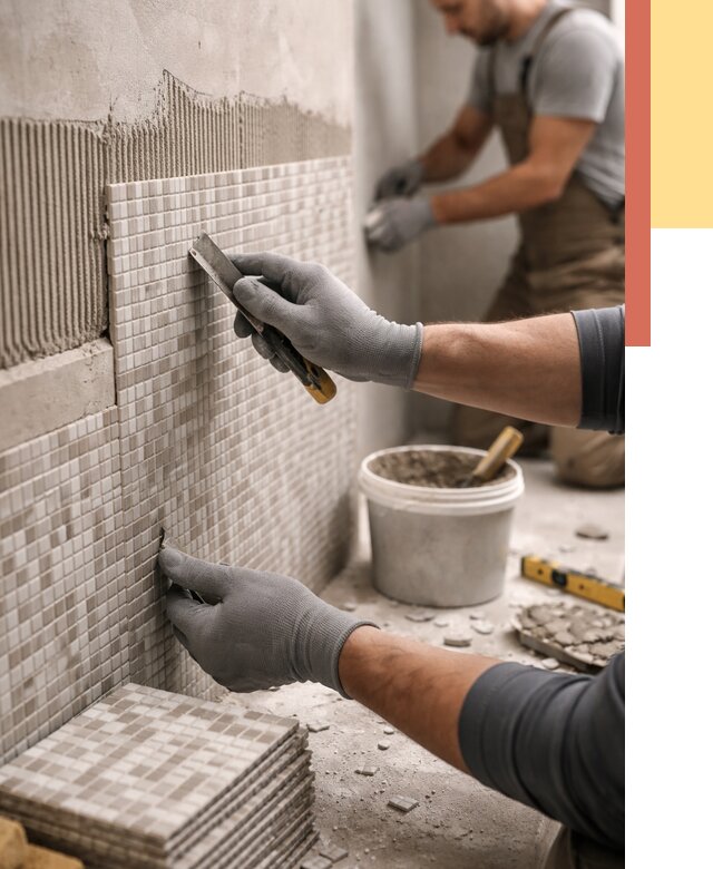 Облицовка стен мозаикой в Кольчугино от 3255 руб/м2 — укладка мозаики на стены | ОТДЕЛОЧНИК-Кль