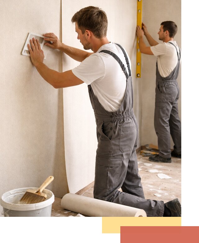 Поклейка бумажных обоев в Кольчугино качественно и недорого