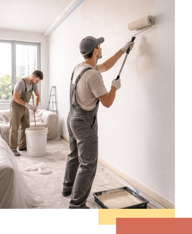 Покраска стен в офисе в Кольчугино — быстрый и качественный ремонт