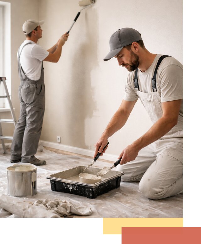 Покраска стен в квартире в Кольчугино — профессионально и аккуратно