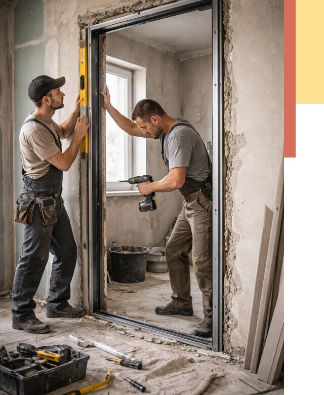 Закладка дверного проема в Кольчугино от 3560 руб. — быстро и недорого | ОТДЕЛОЧНИК-Кль