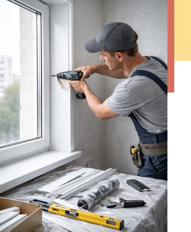 Установка пластиковых откосов в Кольчугино от 2288 руб. | ОТДЕЛОЧНИК-Кль монтаж, быстро и недорого