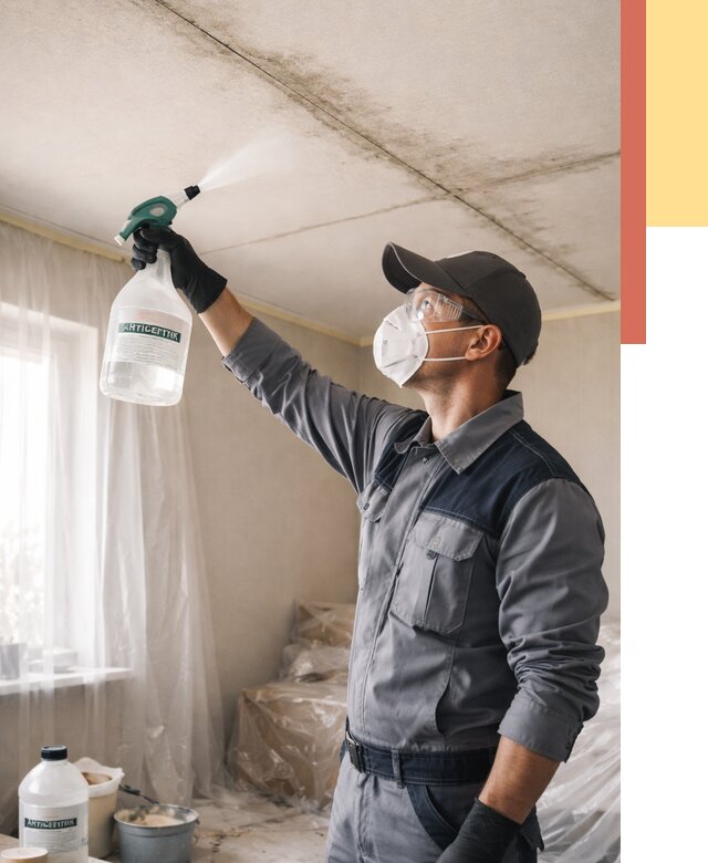 Антисептическая обработка потолка в Кольчугино от 2543 руб. | ОТДЕЛОЧНИК-Кль