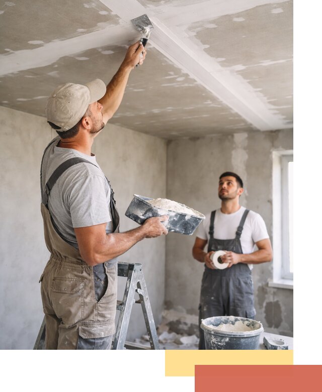 Обработка швов потолка ГКЛ в Кольчугино: качественная заделка и шпатлевка