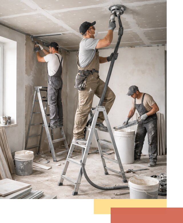 Ремонт потолка из гипсокартона в Кольчугино: быстрый и качественный монтаж