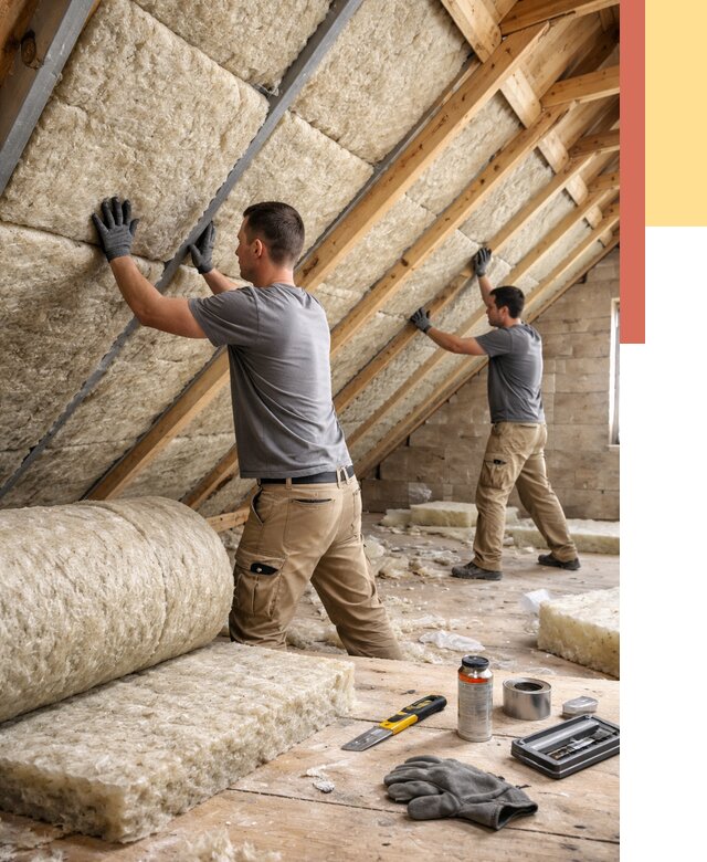 Утепление потолка минватой в Кольчугино от 1475 руб. — быстро и недорого | ОТДЕЛОЧНИК-Кль