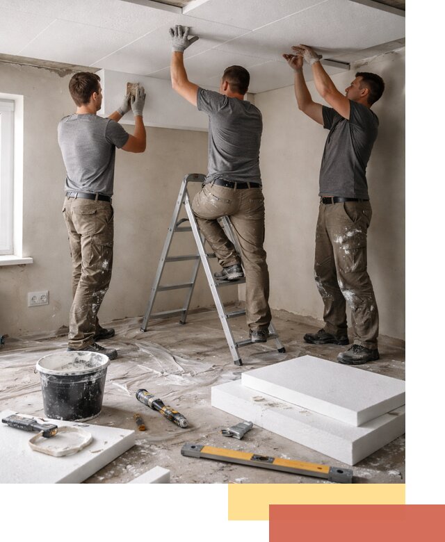 Утепление потолка пенопластом в Кольчугино быстро и качественно